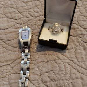 🎉 Fossil watch and Ring